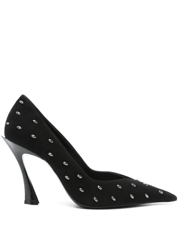 Mugler 95mm Fang Pumps in Black