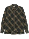 Burberry checked overshirt - Grey