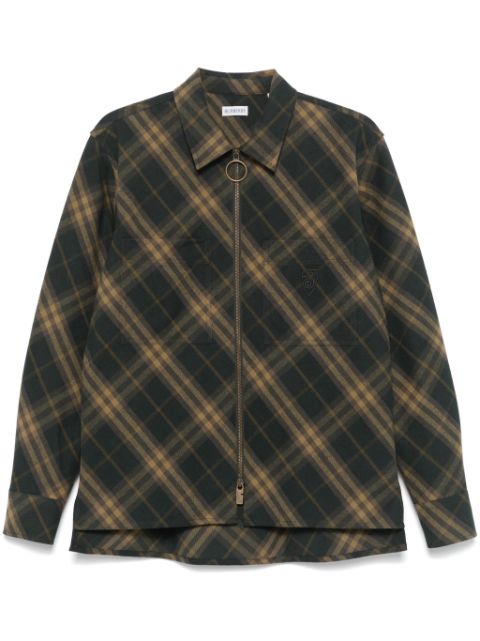 Burberry checked overshirt Men