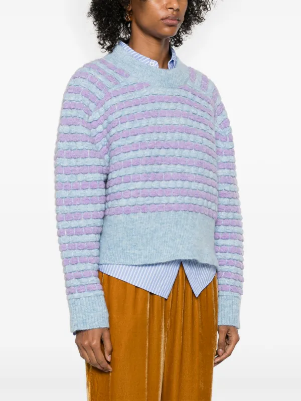Mira Mikati セーター Mira Mikati bubble-knit Sweater | Blue | FARFETCH HK