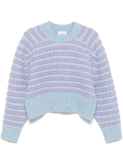 Mira Mikati bubble-knit sweater