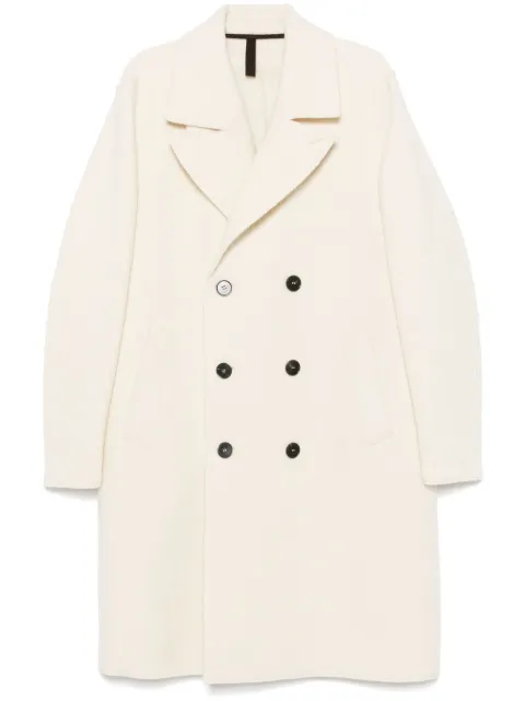Harris Wharf London boiled-wool coat