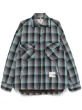 Maison MIHARA YASUHIRO checked jacket - Blue