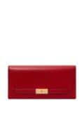 Tory Burch T Textured Slim wallet