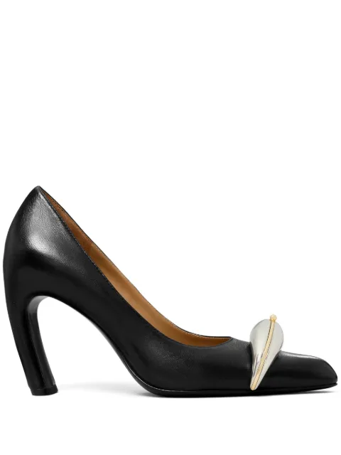 Tory Burch zapatillas XL perforadas con tacón de 90mm