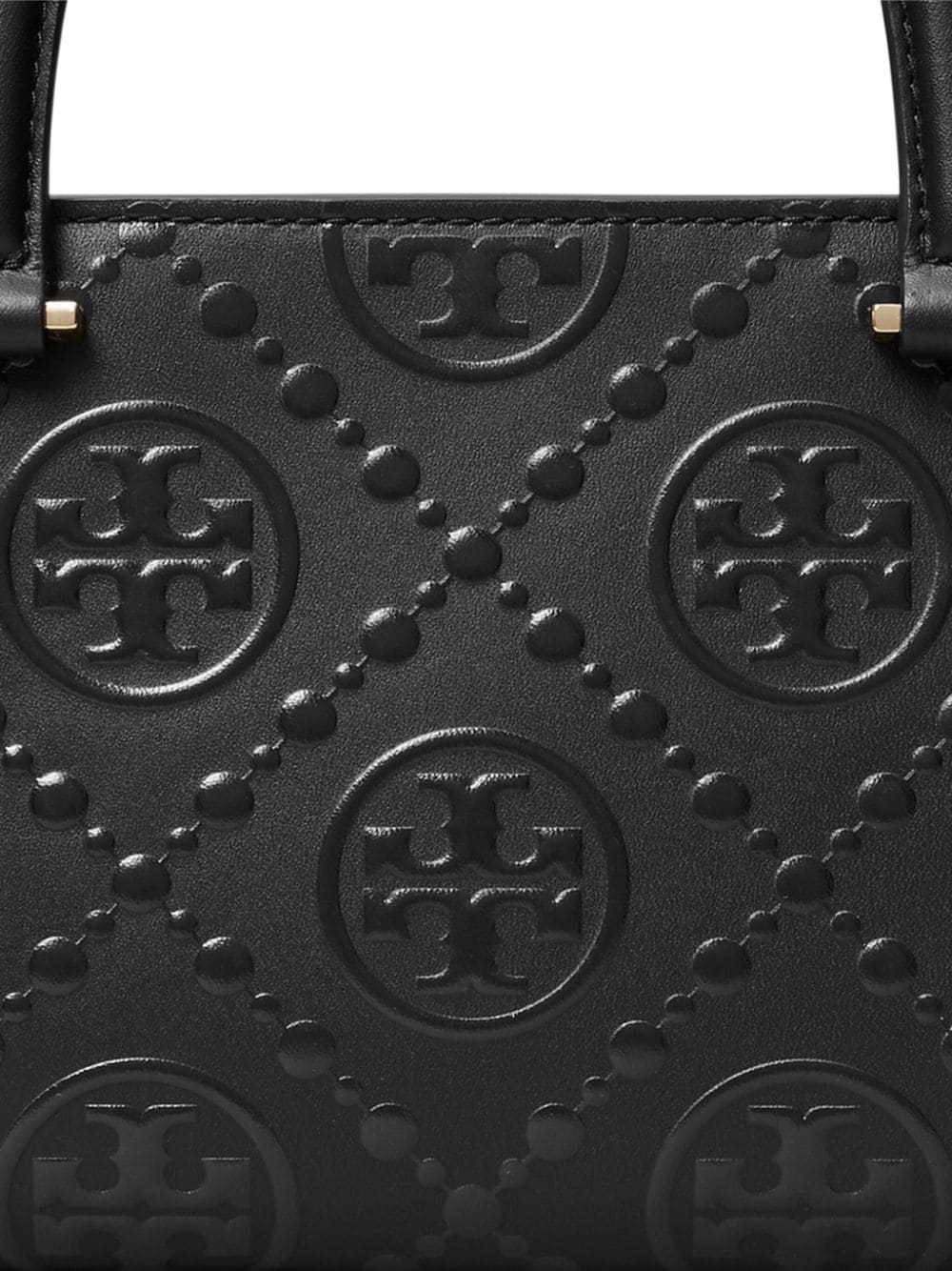 Shop Tory Burch Small T Monogram Tote Bag In Black