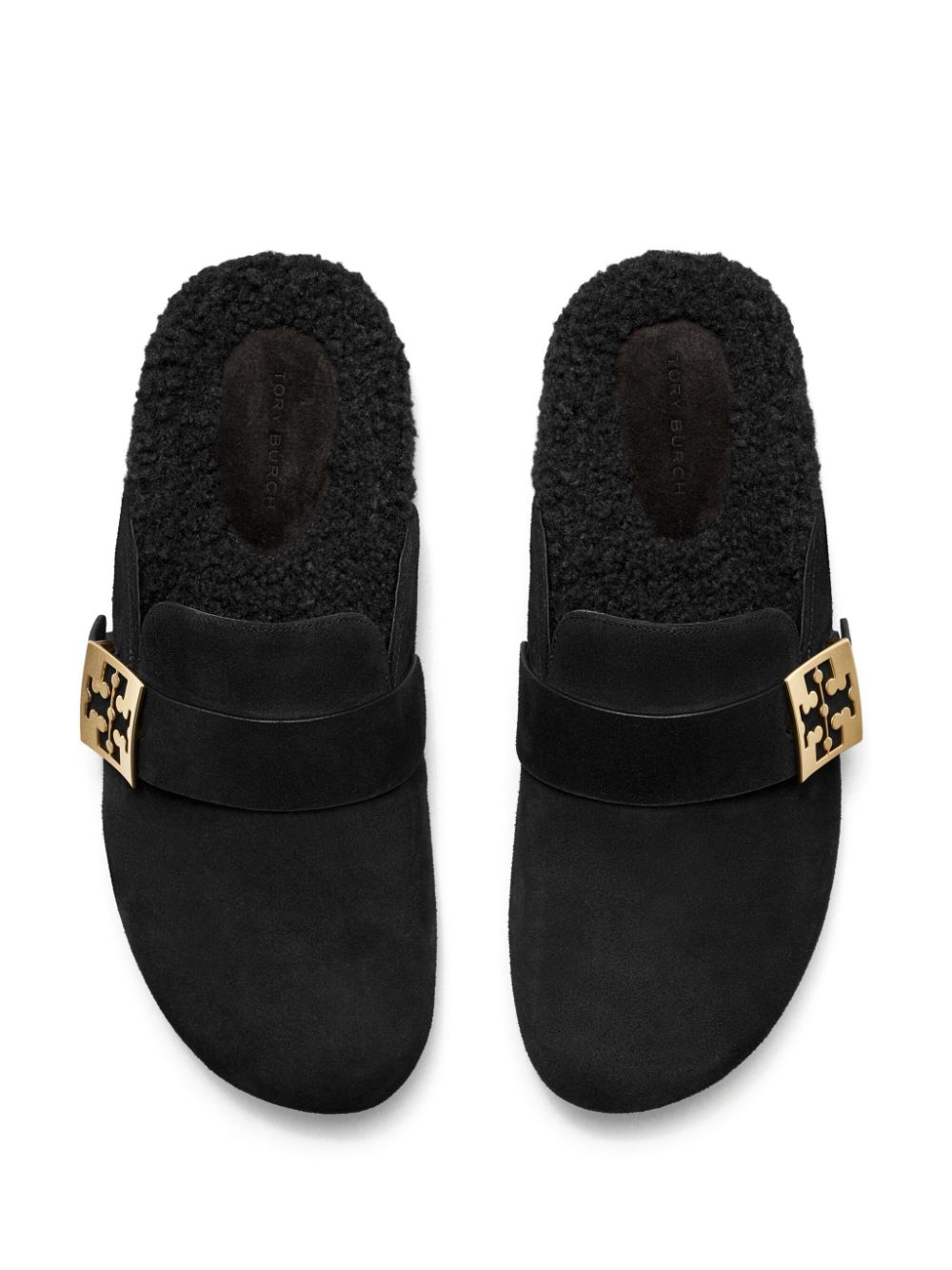 Tory Burch Mellow Shearling mule Black