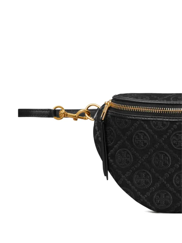 【新品】トリーバーチ　Tモノグラム ベルトバッグ Tory Burch Tモノグラム ベルトバッグ | ブラック | FARFETCH JP