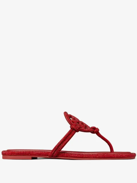 Tory Burch Miller pavé knotted sandals