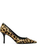 Tory Burch 80mm Double T pumps - Brown