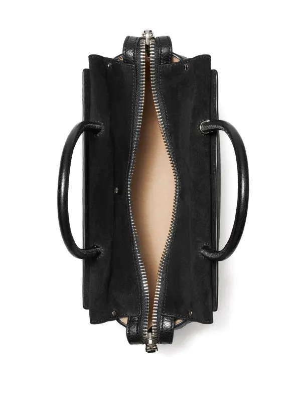 Tory Burch ブラックハンドバッグ TORY BURCH】ブラックレザーハンドバッグ