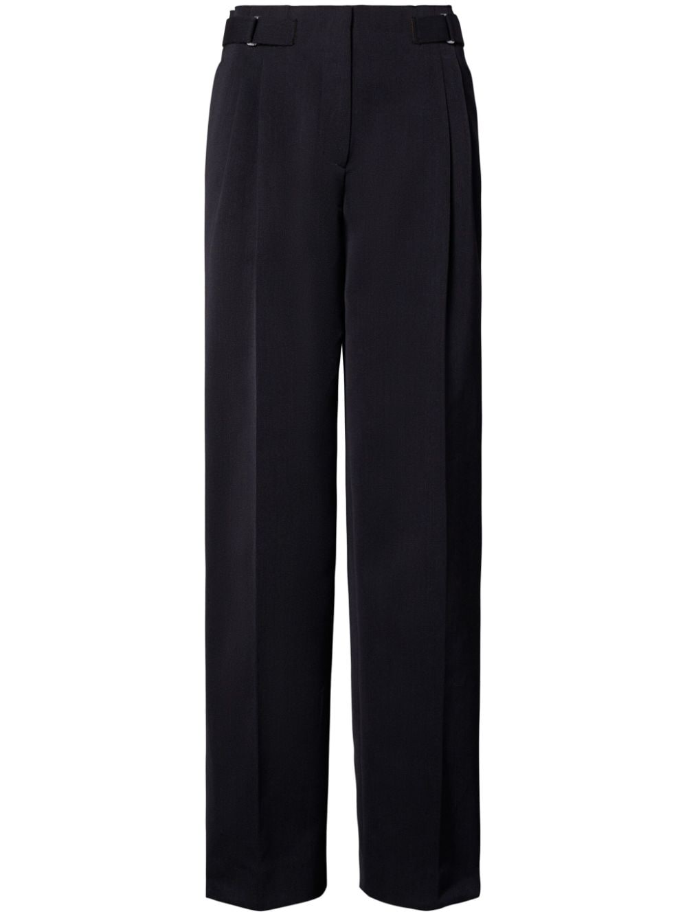 Shop Tory Burch Adjustable-waist Trousers In Blau