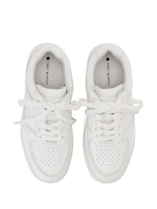 Tory Burch 45mm Clover Court Sneakers | White | FARFETCH