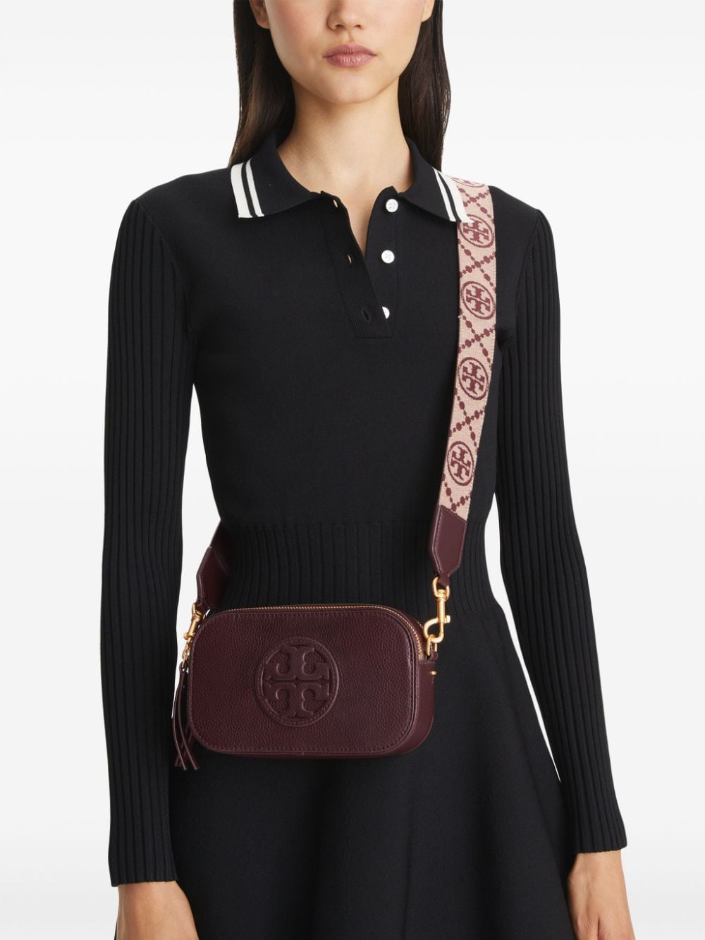 Tory Burch Miller kleine crossbodytas - Rood