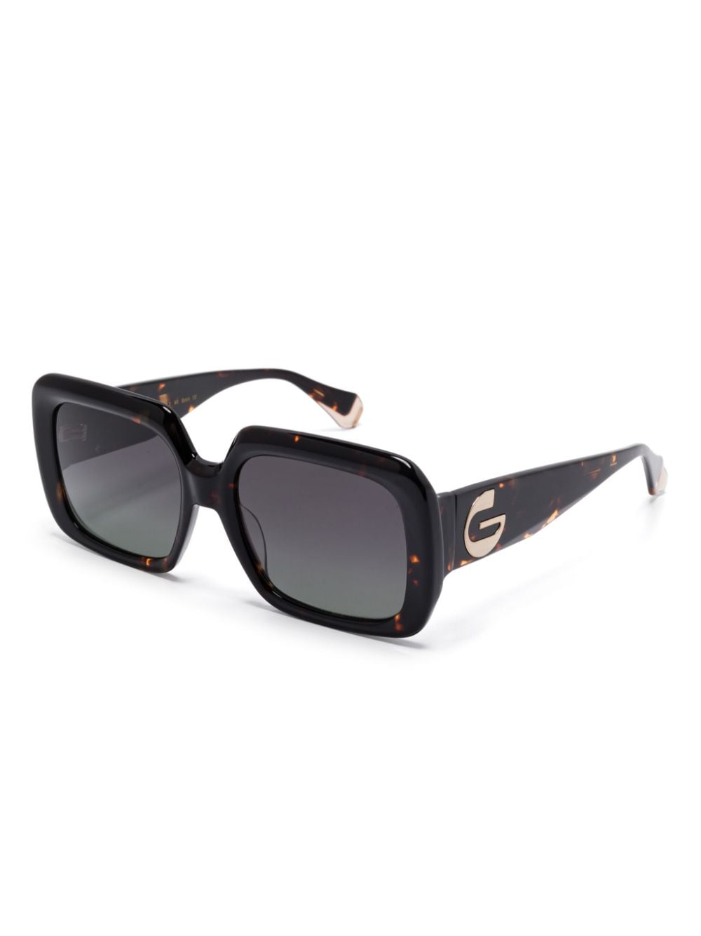 Shop Gigi Studios Simona Sunglasses In Brown