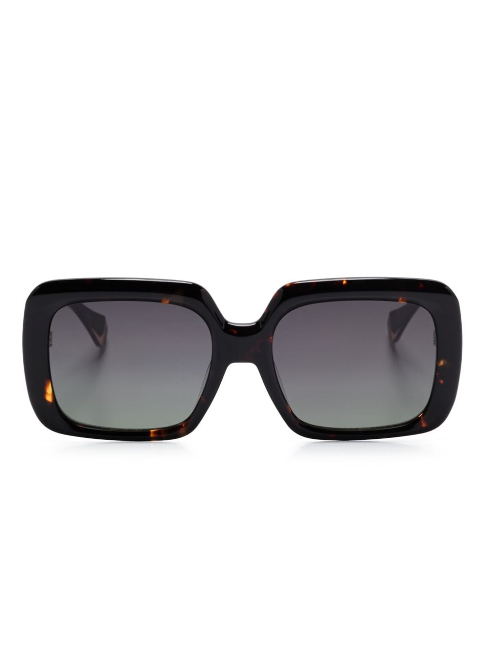 Shop Gigi Studios Simona Sunglasses In Brown