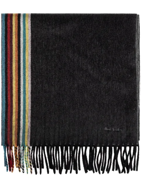 Paul Smith Signature Stripe cashmere scarf