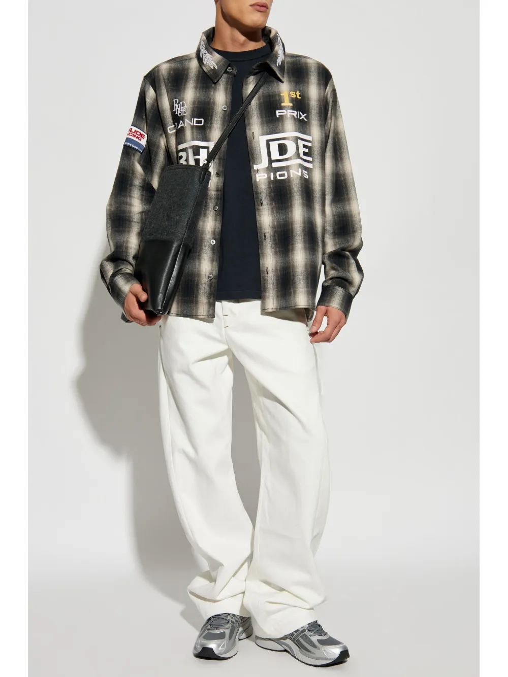 RHUDE Racing shirt - Zwart