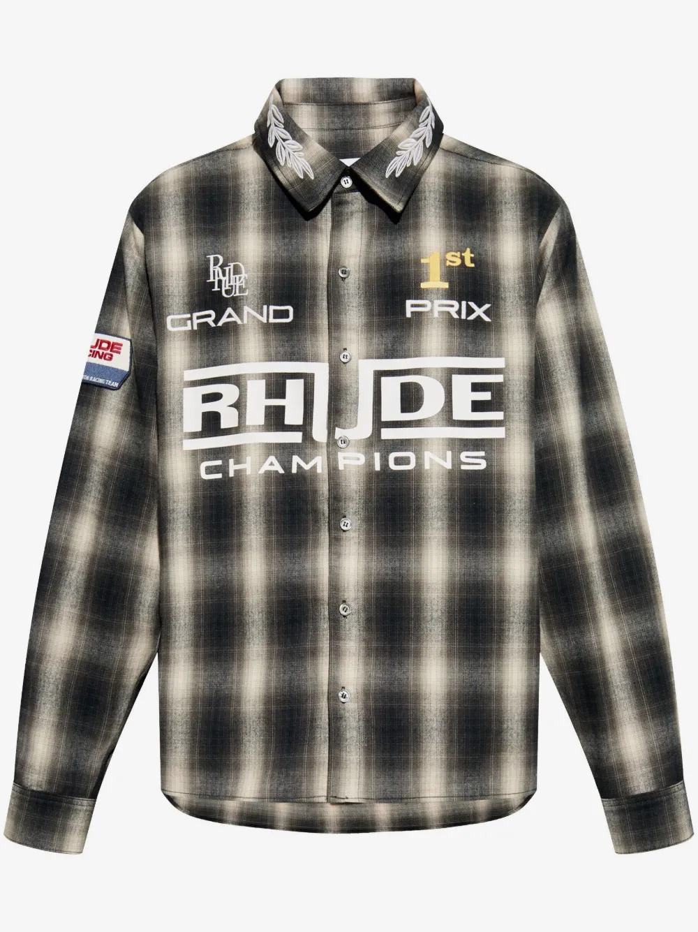 RHUDE Racing shirt | Black | Image 1