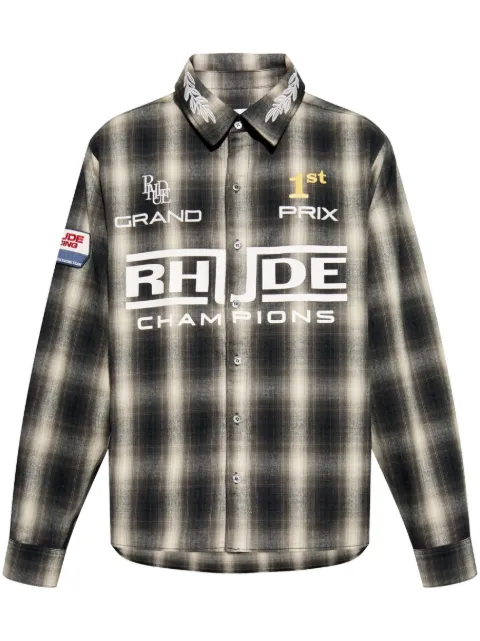 RHUDE Racing shirt