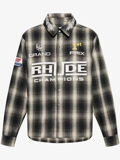RHUDE قميص 'رايسنغ'