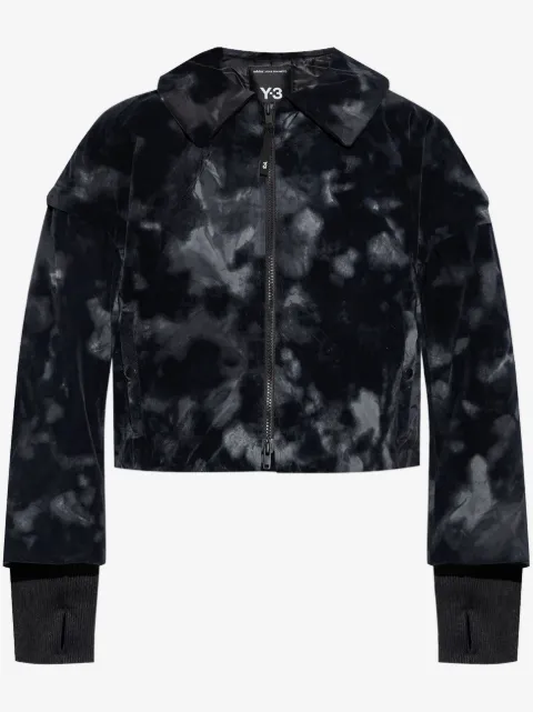 Y-3 all-over print padded jacket