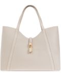 Furla large Furla Goccia tote bag - Neutrals