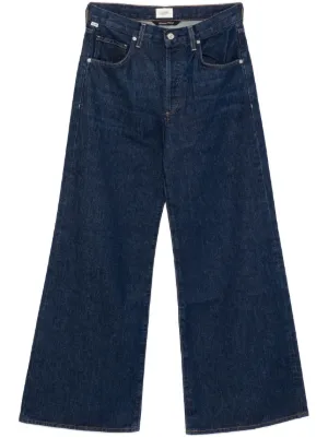 7 For All Mankind wide-leg Jeans | Blue | FARFETCH RO