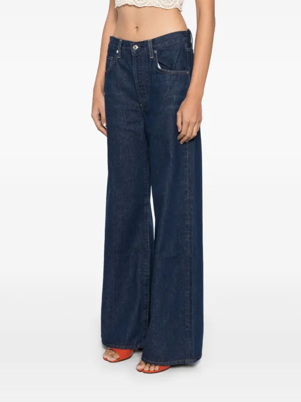 Citizens Of Humanity high-rise wide-leg Jeans | Blue | FARFETCH