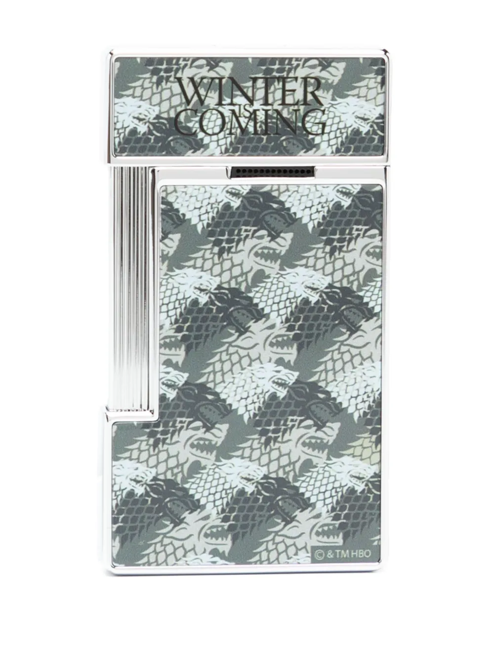 S.T. Dupont x Game Of Thrones aansteker met gegraveerd logo - Grijs