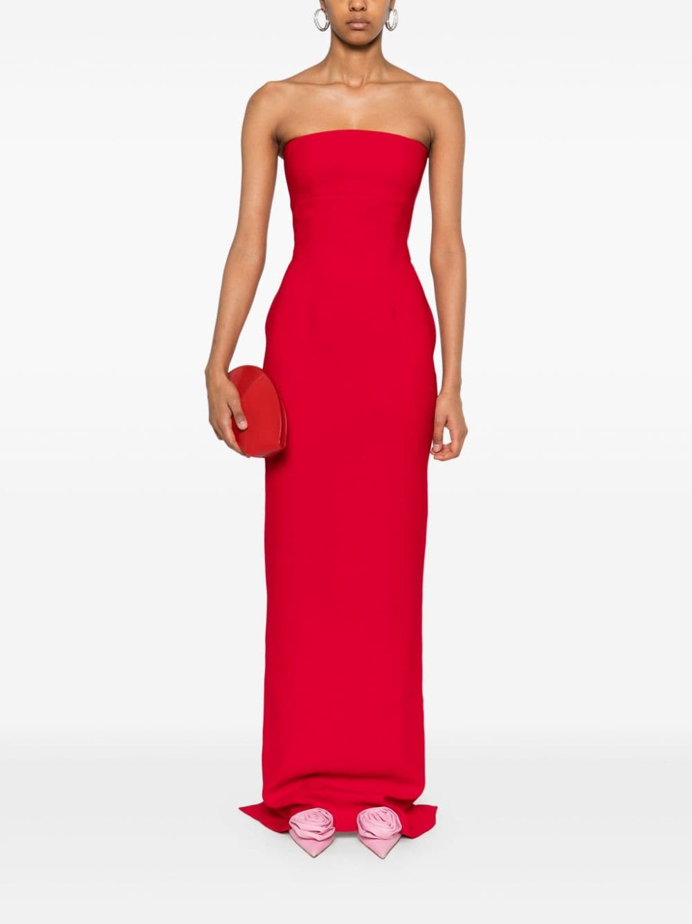 Shop Monot Zoey Gown In Red