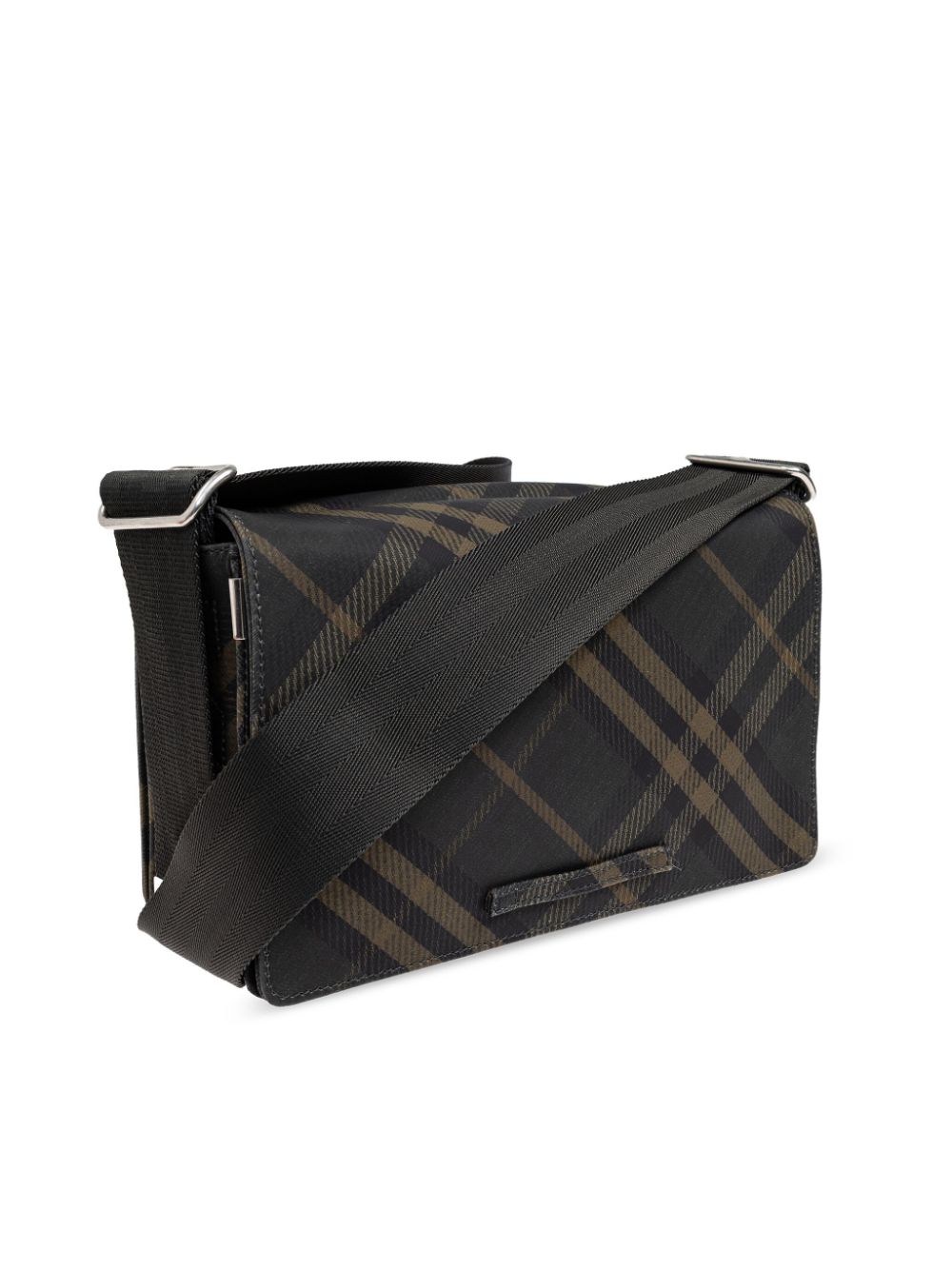 Shop Burberry Trench Messenger Bag In Brown