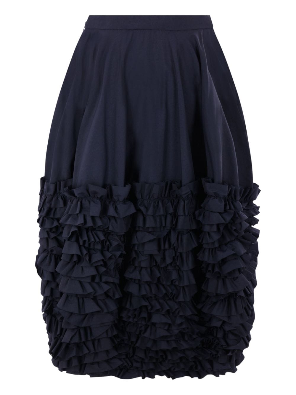 Shop Molly Goddard Isla Midi Skirt In Blau