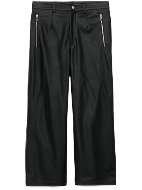 TEAM WANG design The original 1 faux-leather trousers