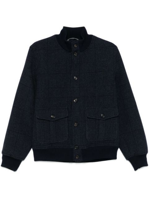 Circolo 1901 plaid-check bomber jacket