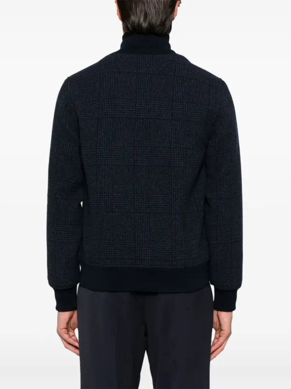 Circolo 1901 plaid-check Bomber Jacket | Blue | FARFETCH