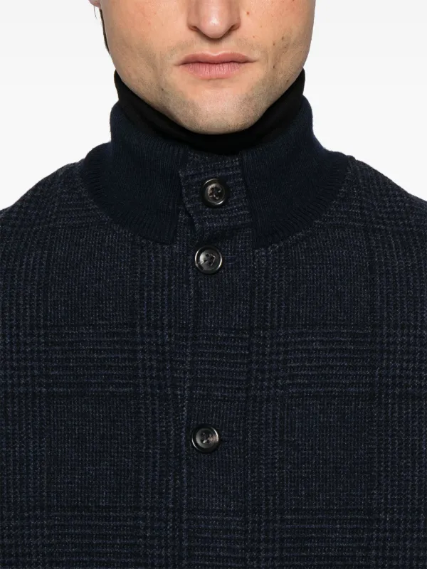 Circolo 1901 plaid-check Bomber Jacket | Blue | FARFETCH