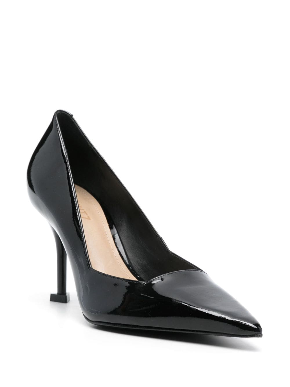 Schutz 85mm patent pumps Black