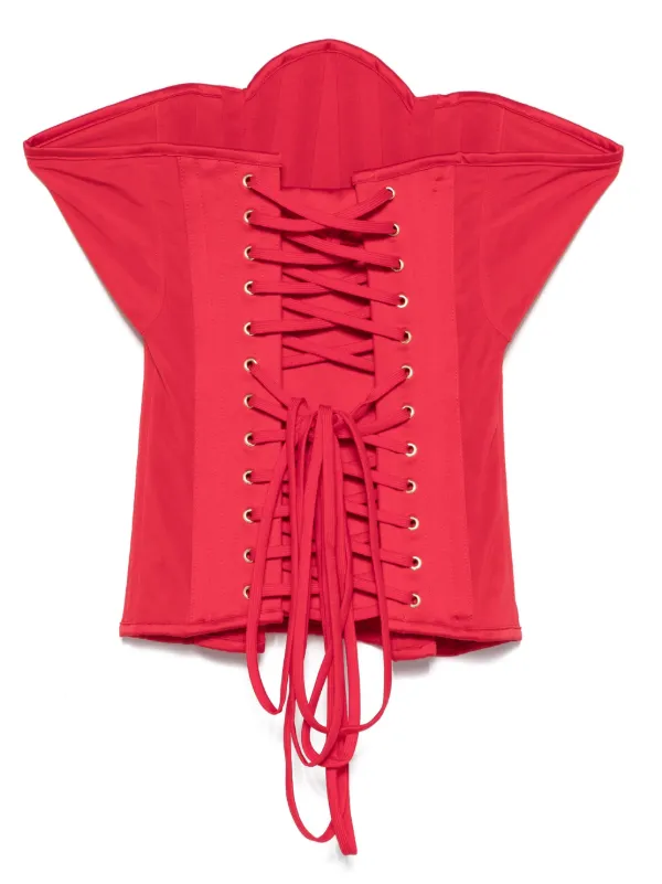 agent provocateur コルセット Agent Provocateur Scarlie コルセット | レッド | FARFETCH JP