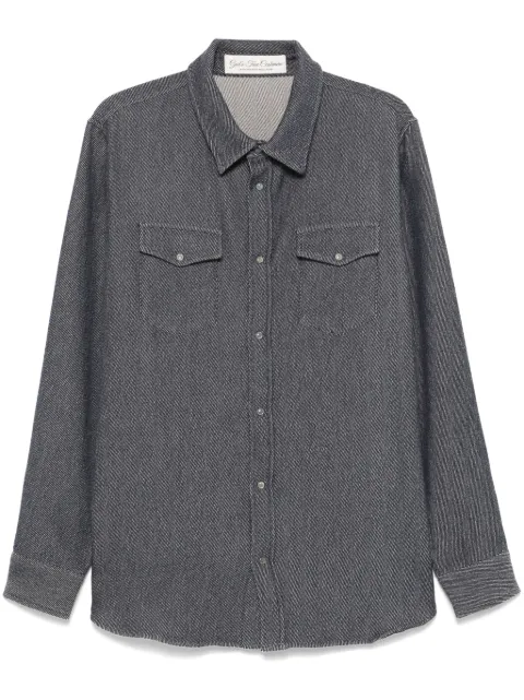 GOD'S TRUE CASHMERE denim cashmere shirt