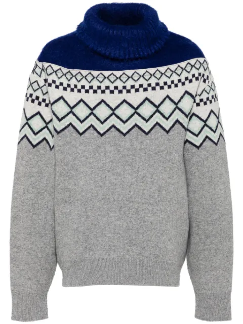 Facetasm contrasting-panel jumper