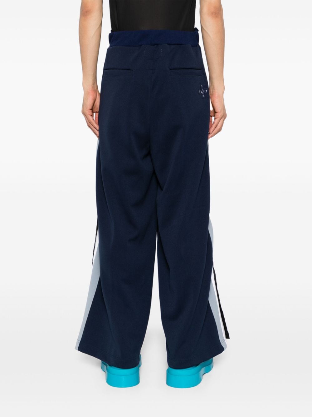 FACETASM CONTRASTING-PANEL TRACK PANTS 