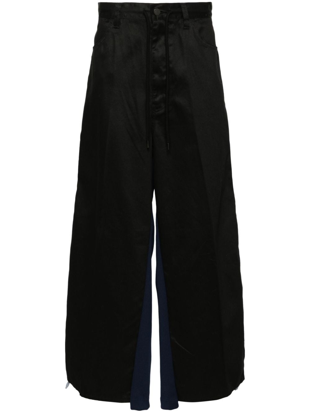 FACETASM CONTRASTING-PANEL TRACK PANTS 