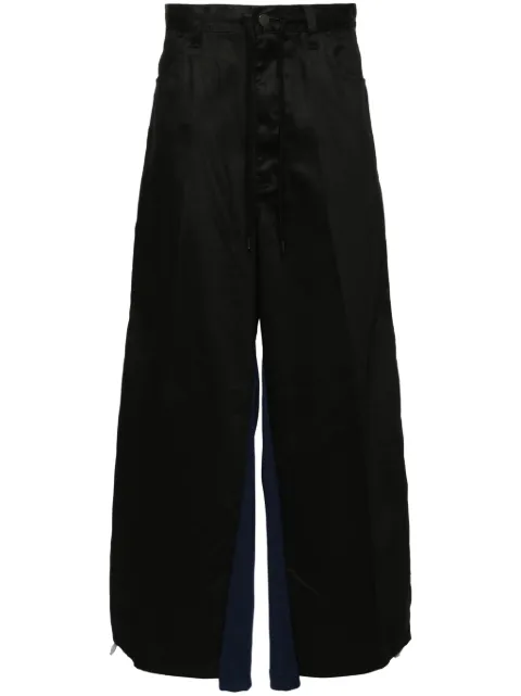 Facetasm contrasting-panel track pants