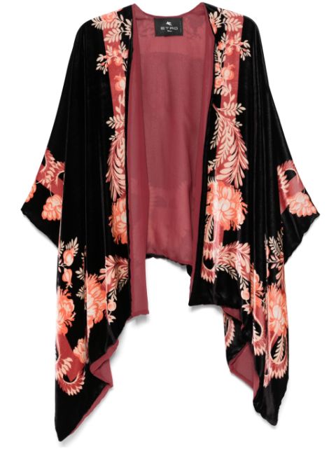 ETRO velvet cape Women