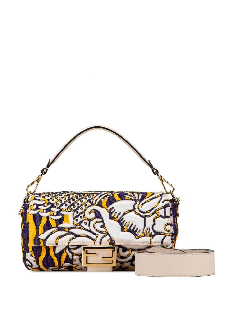 Fendi - Fendigraphy mini hobo bag Beige - The Corner