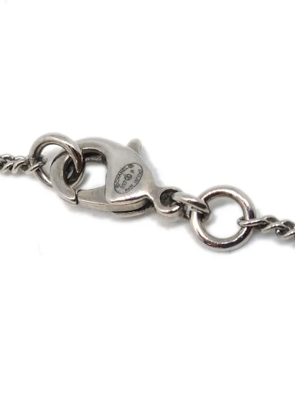 CHANEL Pre-Owned 2017 ココマーク ネックレス | シルバートーン 