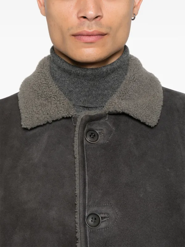 Salvatore Santoro スエード コート | グレー | FARFETCH JP