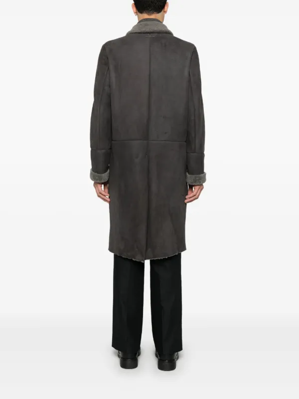 Salvatore Santoro スエード コート | グレー | FARFETCH JP