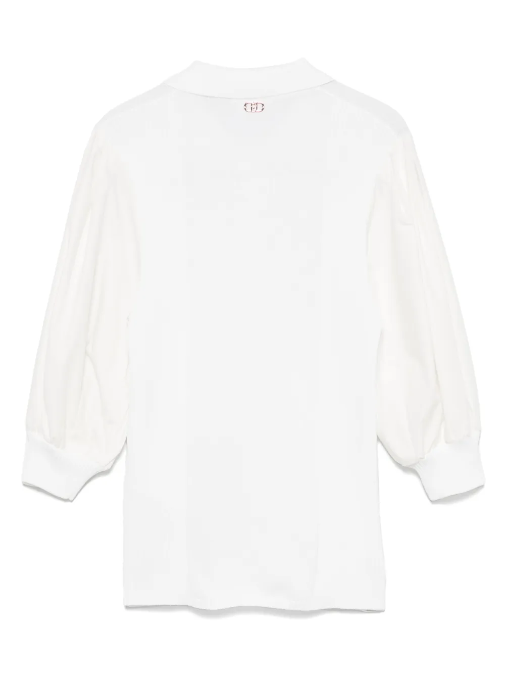 LIU JO knitted polo top - Wit